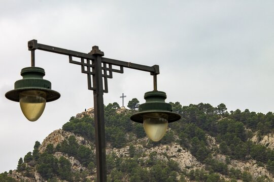 Preventorio visto desde la vaguada en Alcoy