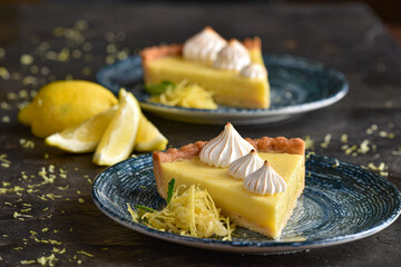 Lemon Meringue Tart with Candied Lemon