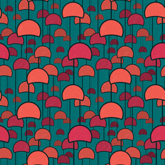 Fototapeta premium abstract_70ies_lamps_seaml_stock
