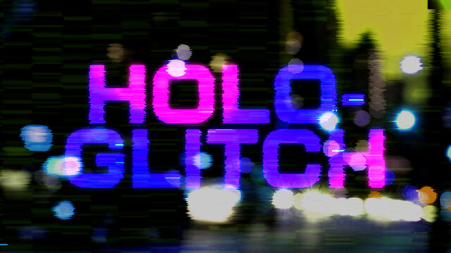 Holo Glitch Media Titles