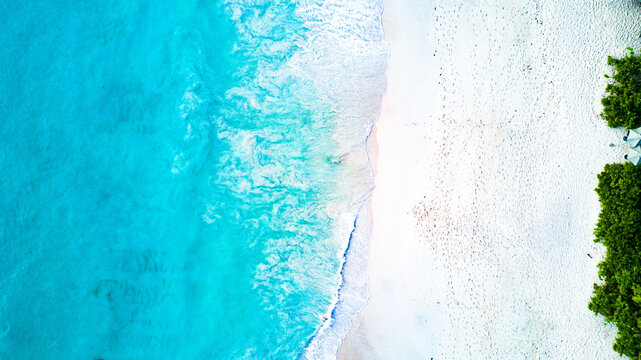 Aerial view of sea shore during daytime