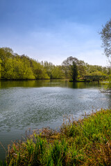 Walking on the Thames path south of Oxford, England