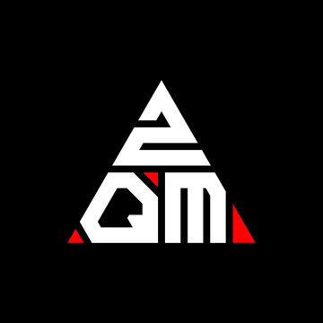 ZQM triangle letter logo design with triangle shape. ZQM triangle logo design monogram. ZQM triangle vector logo template with red color. ZQM triangular logo Simple, Elegant, and Luxurious Logo. ZQM 
