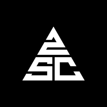 ZSC triangle letter logo design with triangle shape. ZSC triangle logo design monogram. ZSC triangle vector logo template with red color. ZSC triangular logo Simple, Elegant, and Luxurious Logo. ZSC 