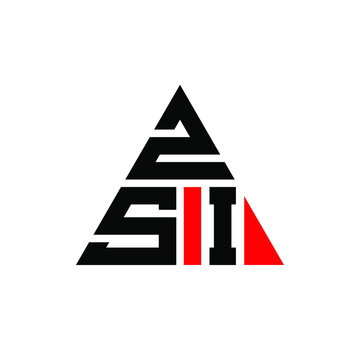 ZSI triangle letter logo design with triangle shape. ZSI triangle logo design monogram. ZSI triangle vector logo template with red color. ZSI triangular logo Simple, Elegant, and Luxurious Logo. ZSI 
