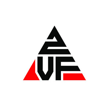 ZVF triangle letter logo design with triangle shape. ZVF triangle logo design monogram. ZVF triangle vector logo template with red color. ZVF triangular logo Simple, Elegant, and Luxurious Logo. ZVF 