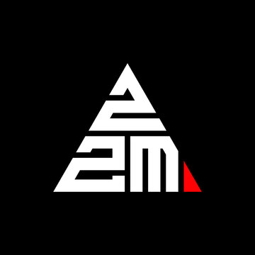 ZZM triangle letter logo design with triangle shape. ZZM triangle logo design monogram. ZZM triangle vector logo template with red color. ZZM triangular logo Simple, Elegant, and Luxurious Logo. ZZM 