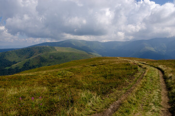 landscape in the mountains