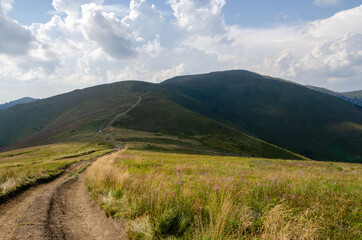 landscape in the mountains