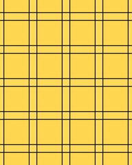Seamless pattern of a yellow plaid - perfect for wallpapers