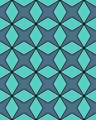Illustration of blue seamless pattern