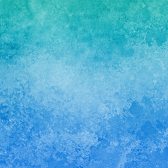 Watercolor splash blue gradient background.