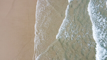 water flowing into the water