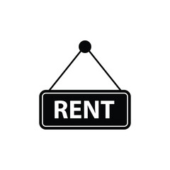 rent icon - vector Illustration 