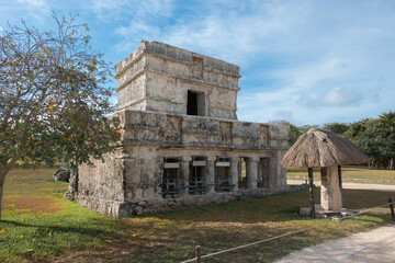 Archelogy site in Tulum Mexico