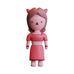 Diwali Surpanakha 3D Rendering Illustration Element