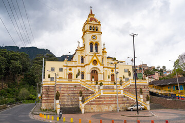 Bogota, Colombia, the Egipto district. The Church of Our Lady of Egypt.