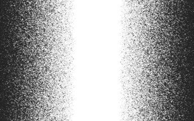 Vector monochrome illustration with a void for text. Noise, grunge, pattern.