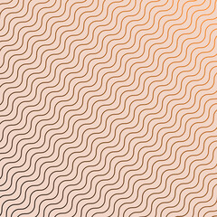 Seamless ripple pattern. Repeating vector texture. diagonal Wavy lines graphic background.