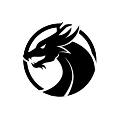 Chinese Dragon Mascot Logo Design