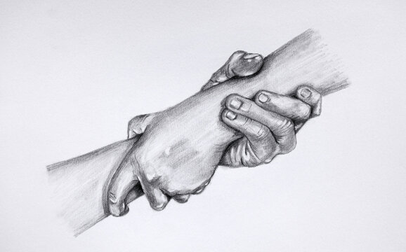 How to draw holding hands with pencil sketch//Valentine's Day Drawing -  YouTube