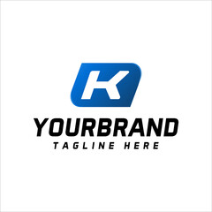 Fototapeta premium K Letter Logo Icon, with vector illustration suitable for your business