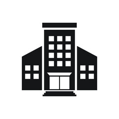 Office building icon design. isolated on white background.