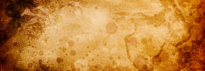 Vintage grunge old paper texture in spots as background