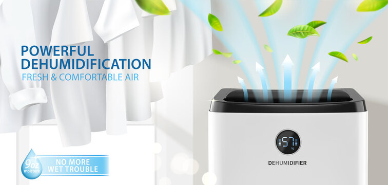 Fresh air dehumidifier ad template