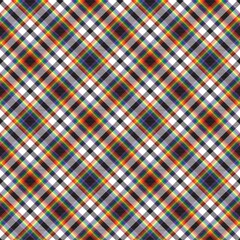 Rainbow Diagonal Plaid Tartan textured Seamless Pattern Design