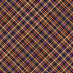 Rainbow Diagonal Plaid Tartan textured Seamless Pattern Design