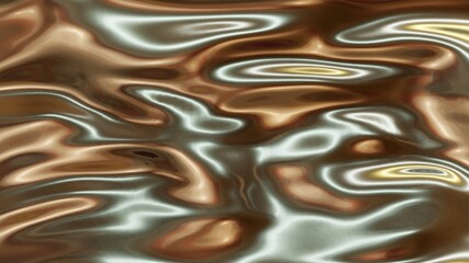 Liquid wavy metallic texture