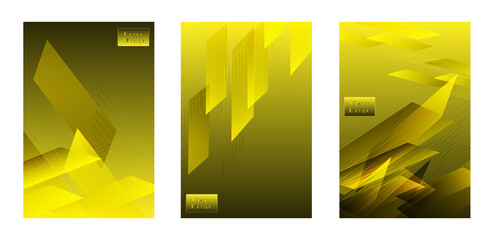 set of cover background vector