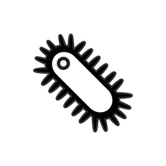 Bacteria, Microbes and Viruses Icons Vector