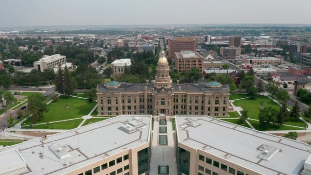 Cheyenne Wyoming Capital City Downtown Capitol Building Legislative Center