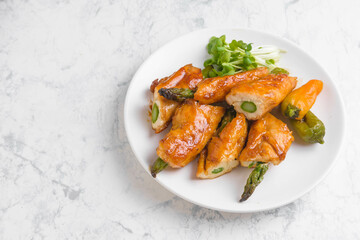 チキンのアスパラ巻き