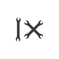 Wrench  vector design