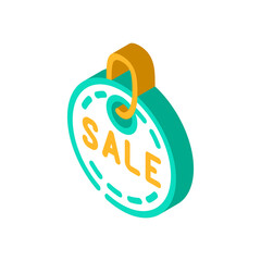 trinket sale isometric icon vector. trinket sale sign. isolated symbol illustration