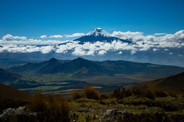 Cotopaxi volcano in the morning