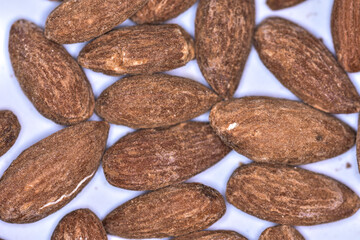 almonds, dry seeds,Salted roasted smoked Almonds