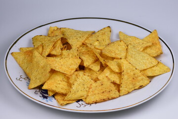 Tortilla  ,Potato chips  ,triangular chips