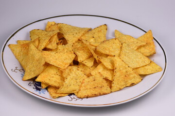 Tortilla  ,Potato chips  ,triangular chips