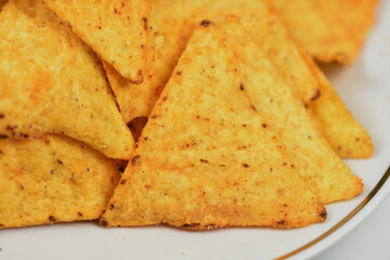 Tortilla  ,Potato chips  ,triangular chips