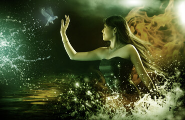 Fantasy Girl Illustration