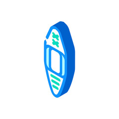 kayak water sport isometric icon vector. kayak water sport sign. isolated symbol illustration