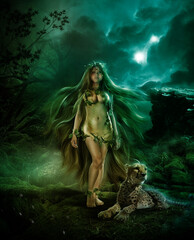 Fantasy Girl Illustration