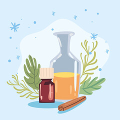 spa flask and bottle