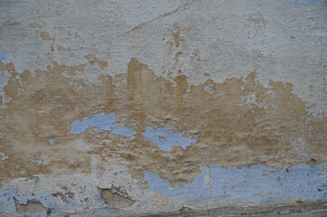 Old dirty wall close up. Grunge abstract photo background.  Beautiful stone texture pattern. Good for post-processing and design
