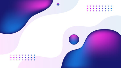 abstract gradient fluid background with blue and pink