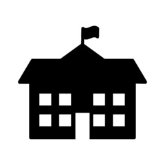 School building icon